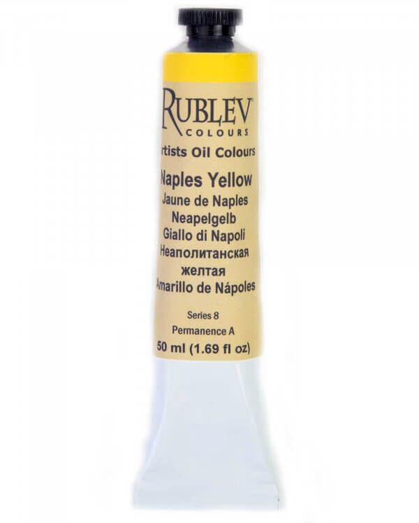 Rublev Artist Oil Color 50ml - Lead White