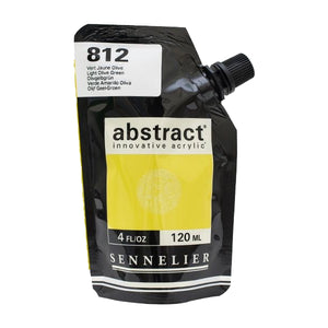 Acrílico Abstract Sennelier 812 Verde amarillo oliva Pouch 120 ml