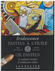 Caja Pasteles al óleo à L'huile "Iridescentes" 6 colores Sennelier
